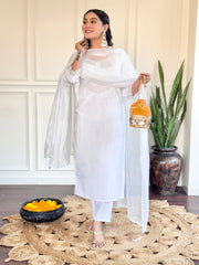 Lilac Kurta Set with Sequin Work