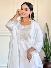 Lilac Kurta Set with Sequin Work