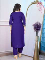 Olive Green Anarkali Kurta Set with White Floral Embroidery