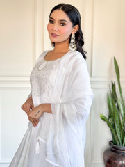 Lilac Kurta Set with Sequin Work