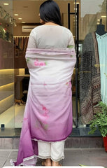 Lilac Floral Kurta Set